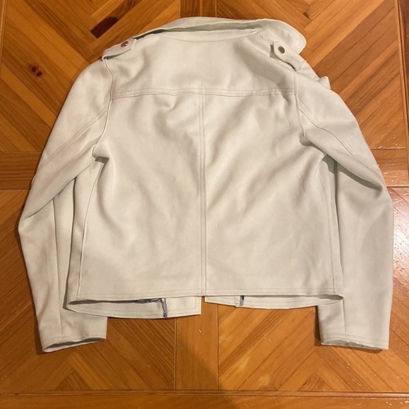 Women’s Philosophy Mint Green Suede Look/Feel Jacket in Size M [EXCELLENT] - Picture 3 of 7